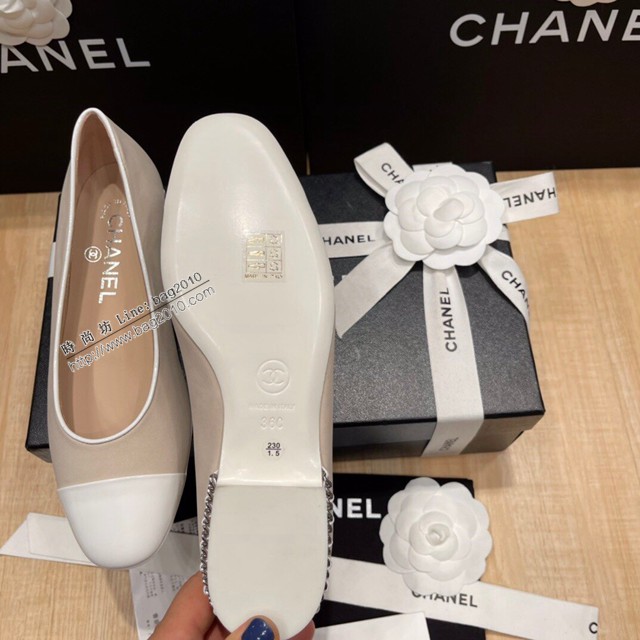 Chanel香奈兒頂級版本磨砂絲綢牛皮小香新款彩色糖果系列單鞋 dx2717